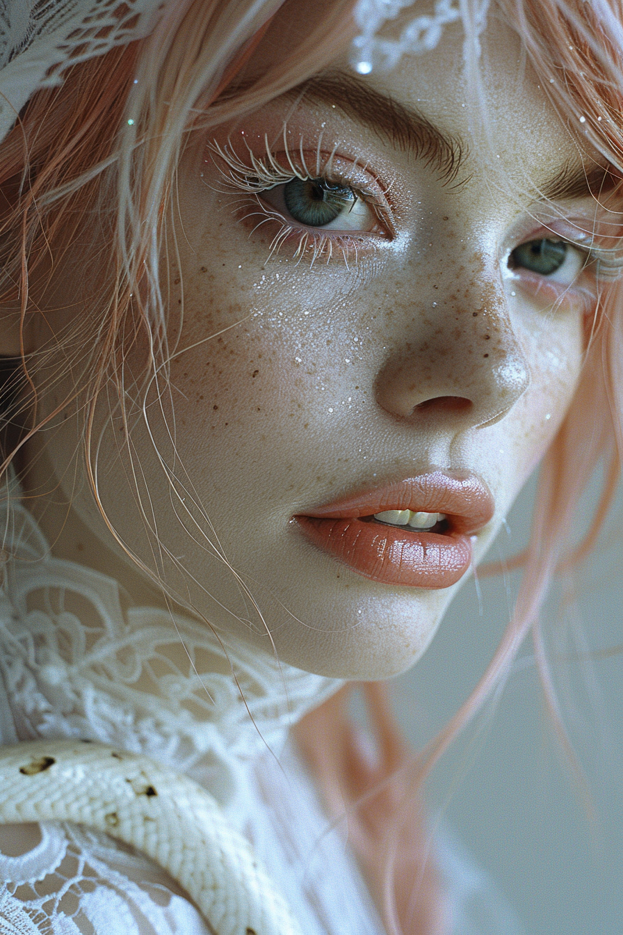 WHITE LASHES