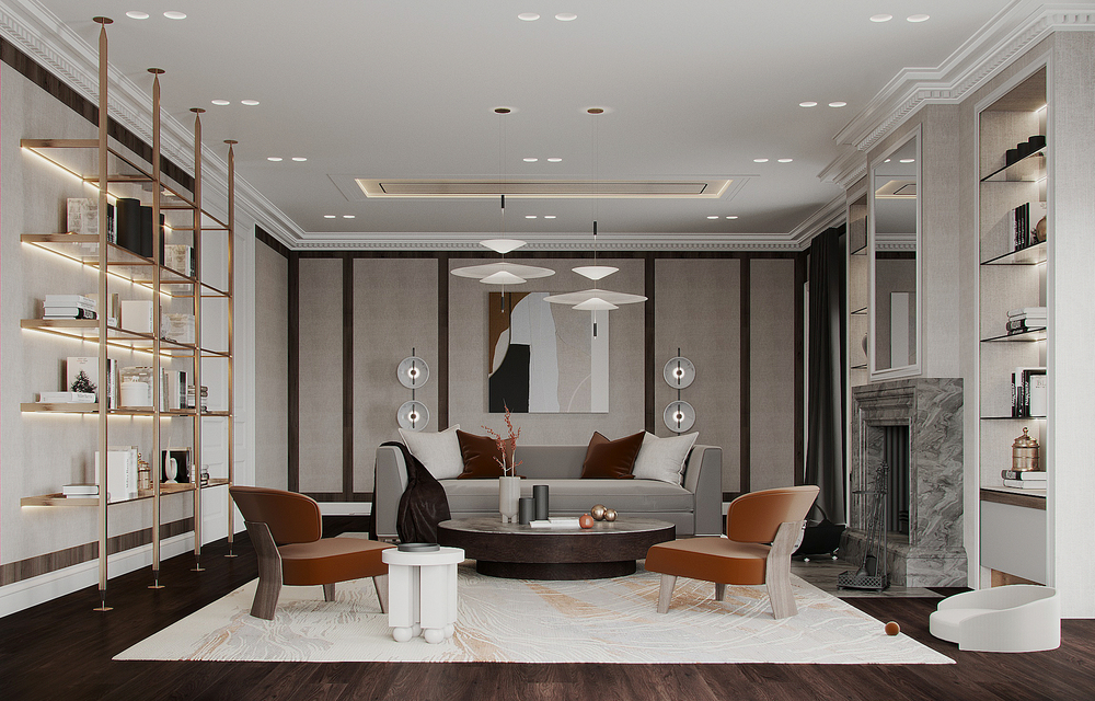 Дизайн проект дома на Рублевке ZASH INTERIORS