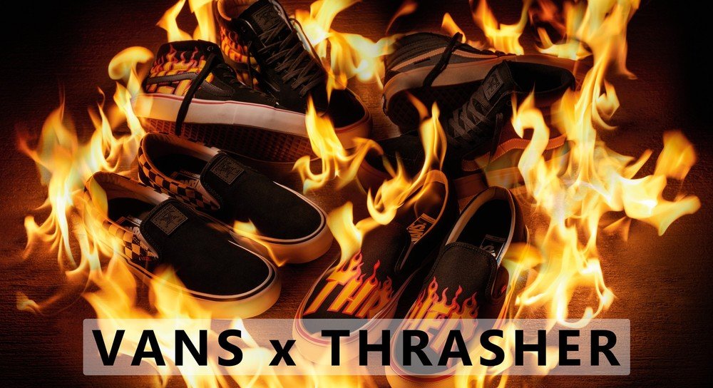 Коллаборация Vans x Thrasher