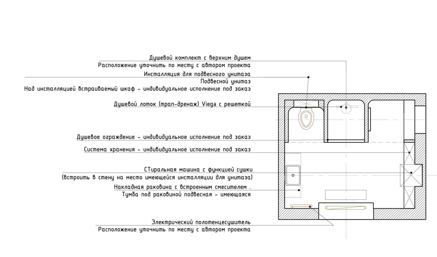 Душевая в доме Скрылья 2025