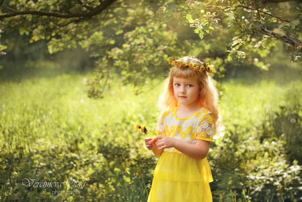 фотосессия в одуванчиках