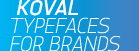 Koval Typefaces for Brands разработка шрифтов и логотипов логотип