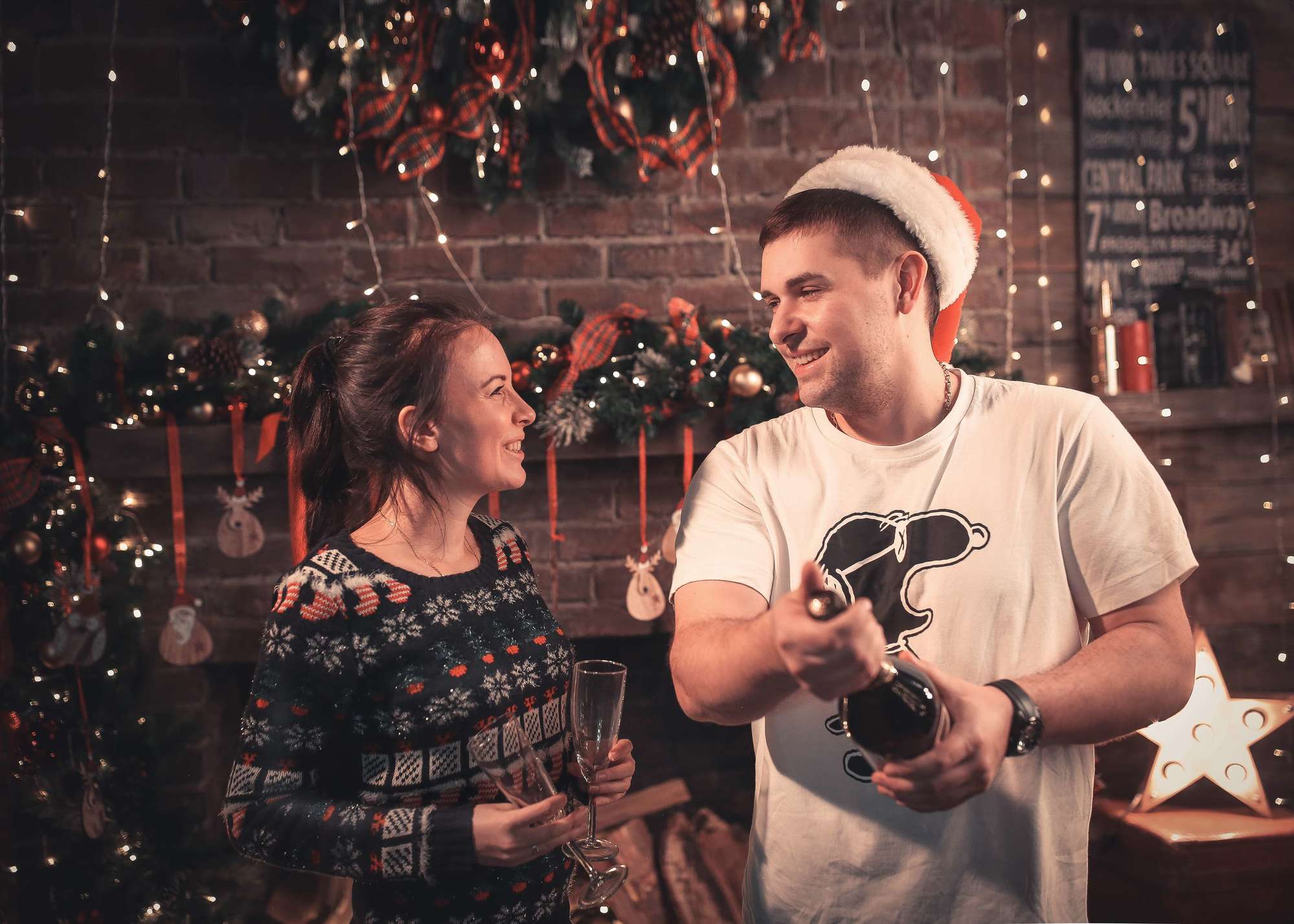 Новогодняя фотосессия Love Story