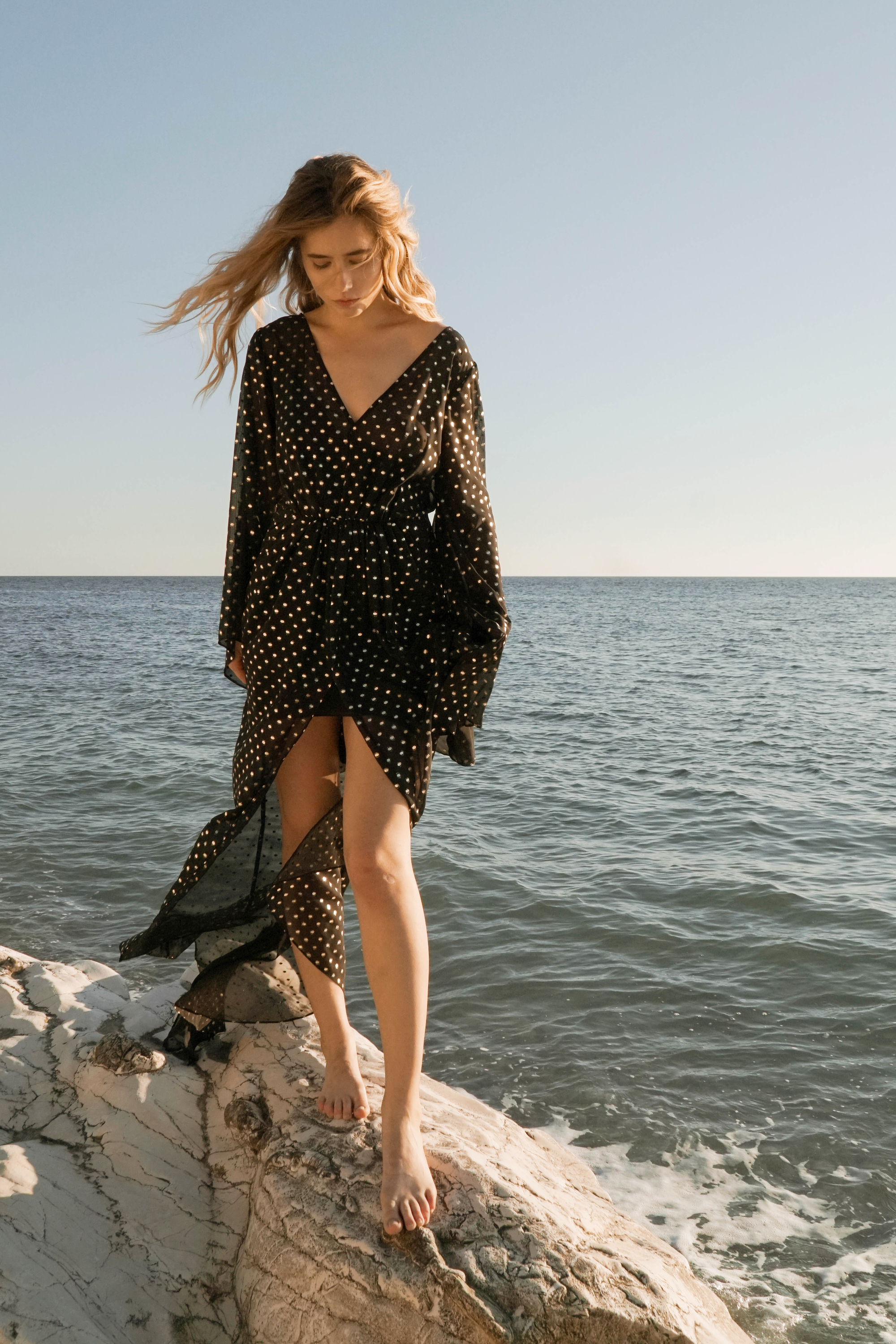 boho wedding dress, black wedding dress