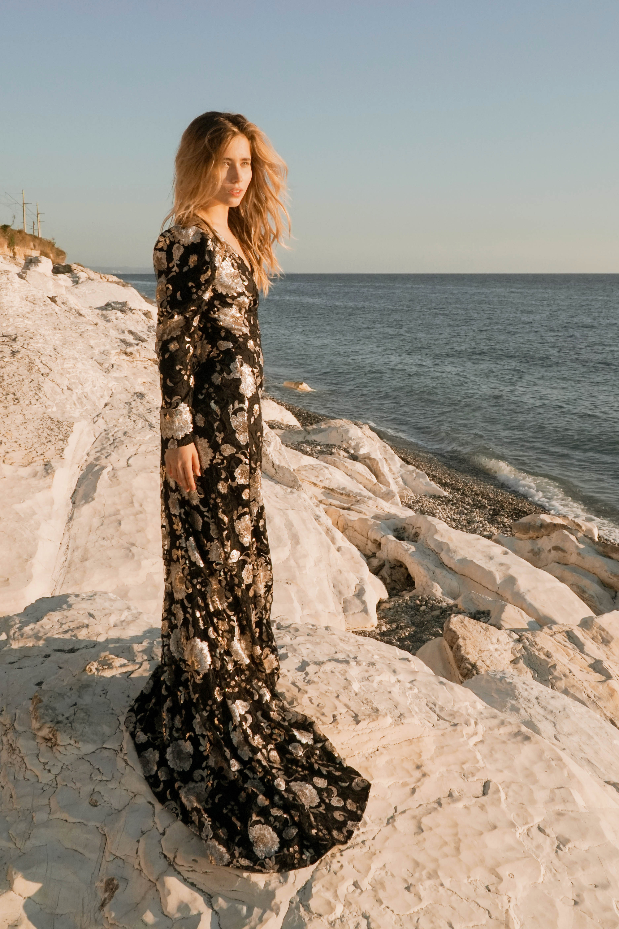 boho wedding dress, black wedding dress