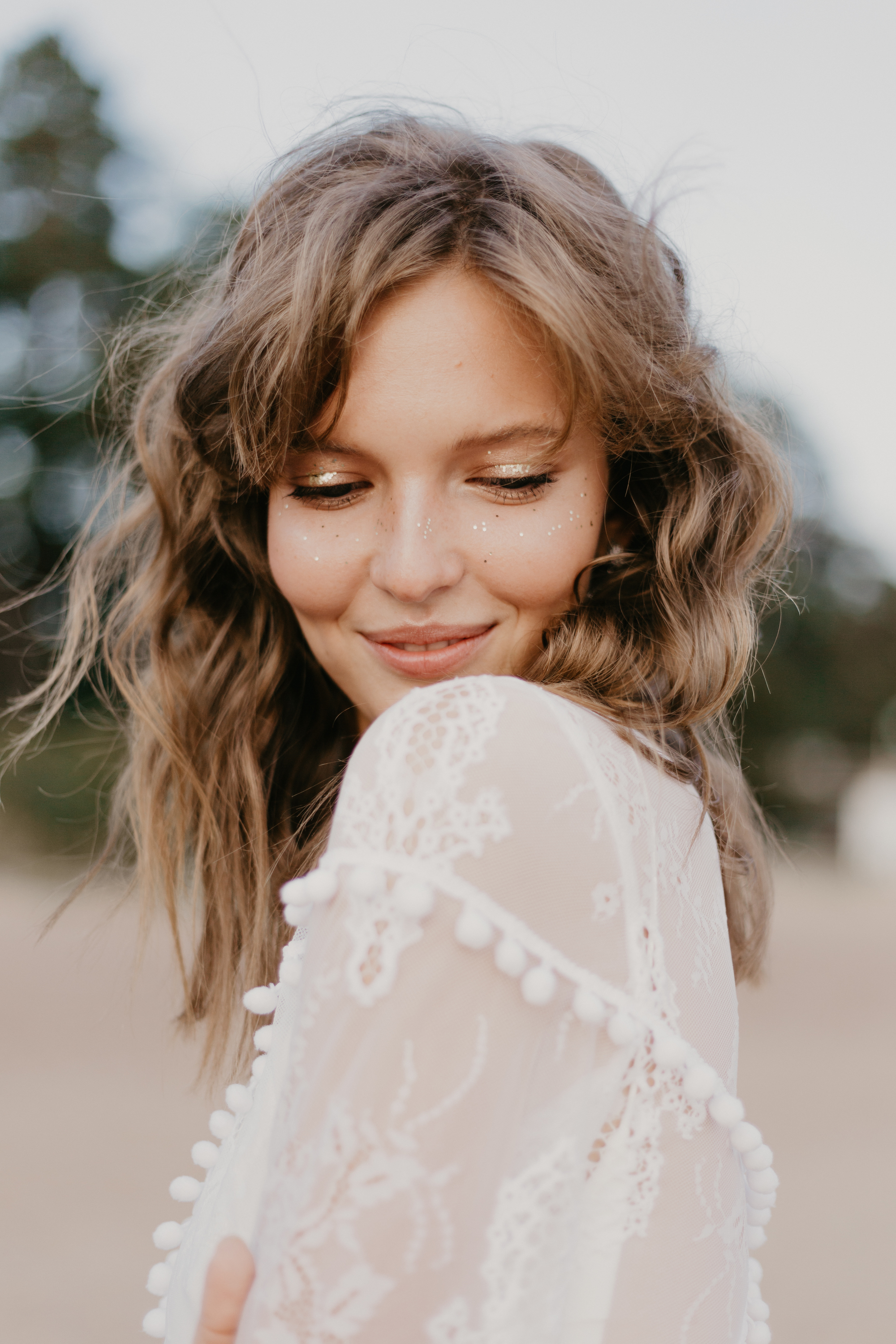 boho wedding dress, lace wedding dress