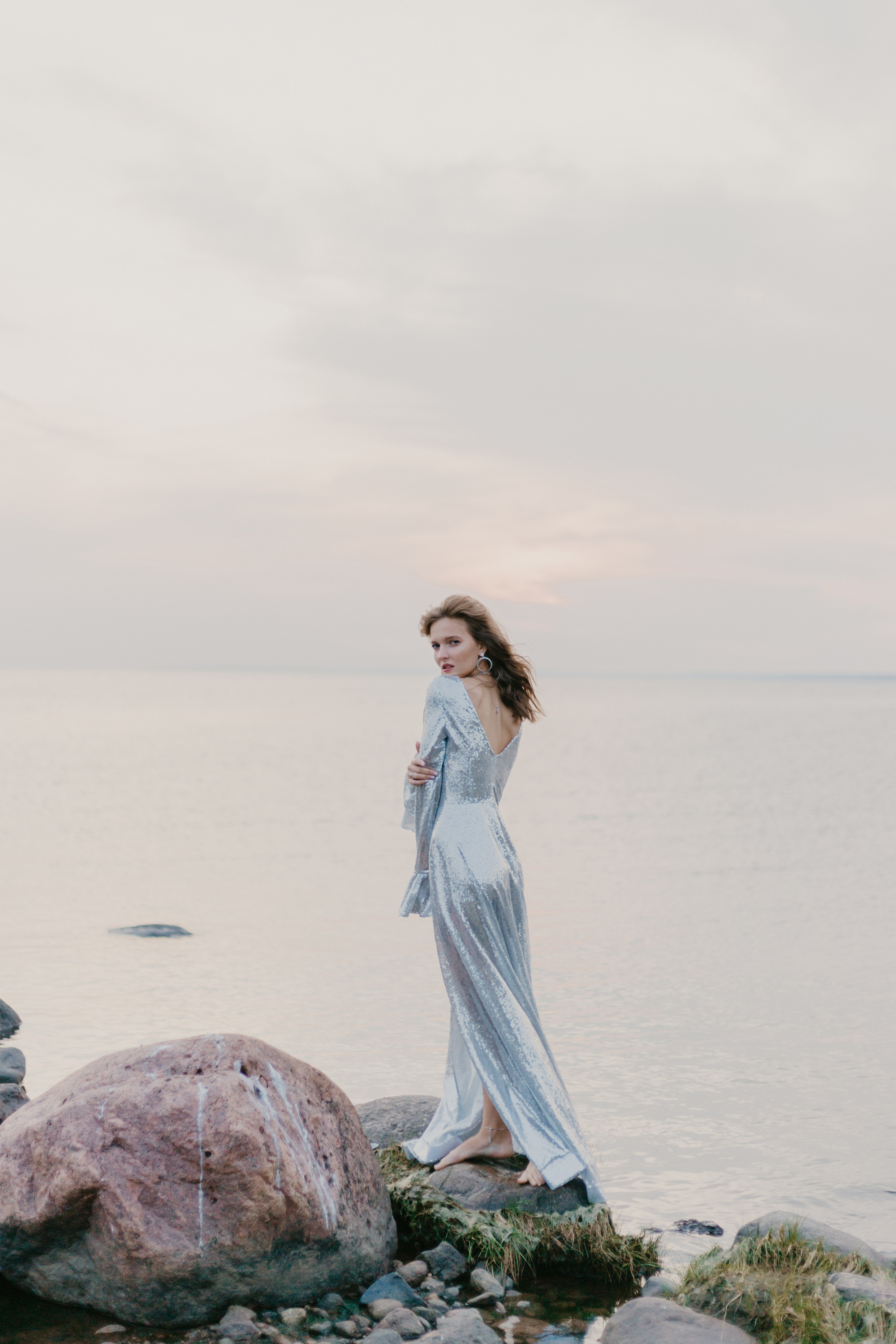 boho wedding dress, beach wedding, silver wedding dress, sparkle wedding dress