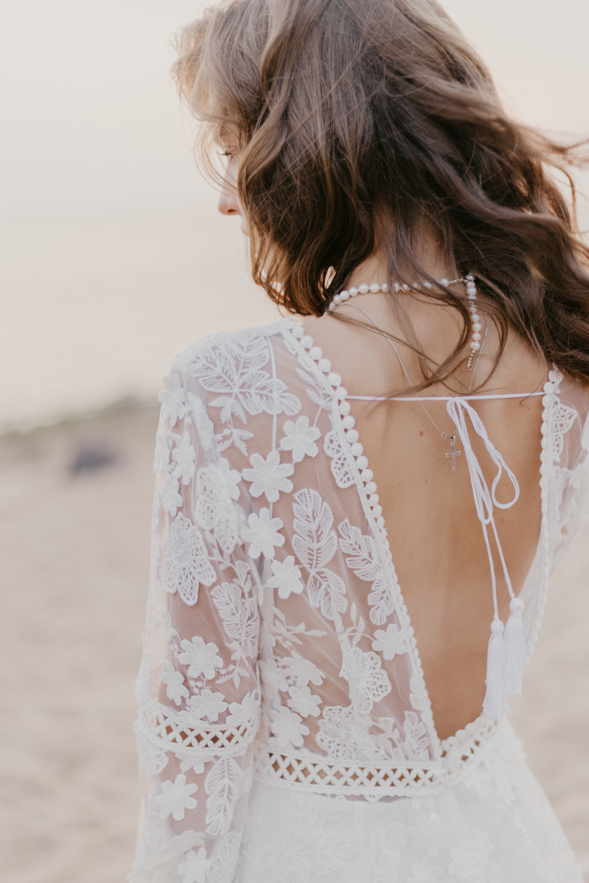 boho wedding dress, lace wedding dress
