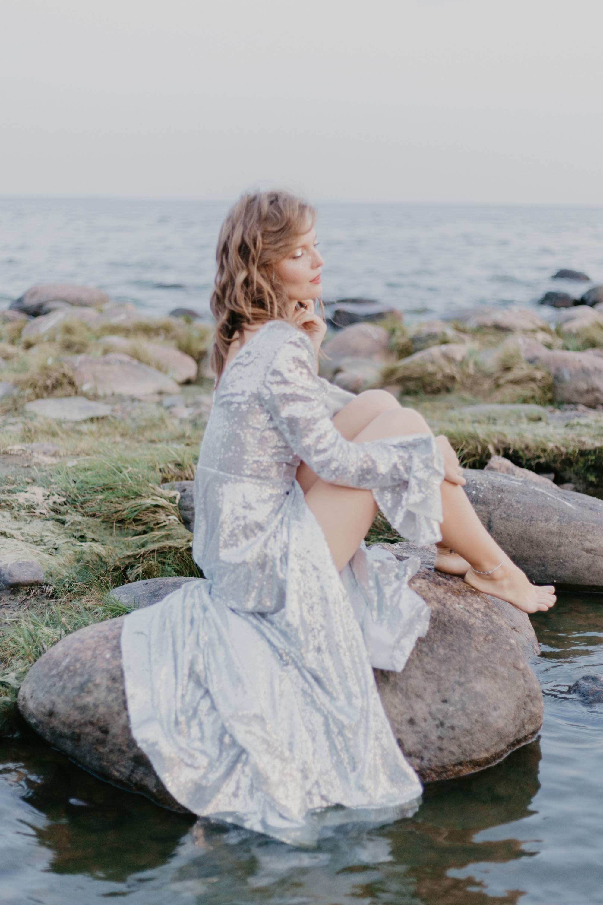 boho wedding dress, beach wedding, silver wedding dress, sparkle wedding dress