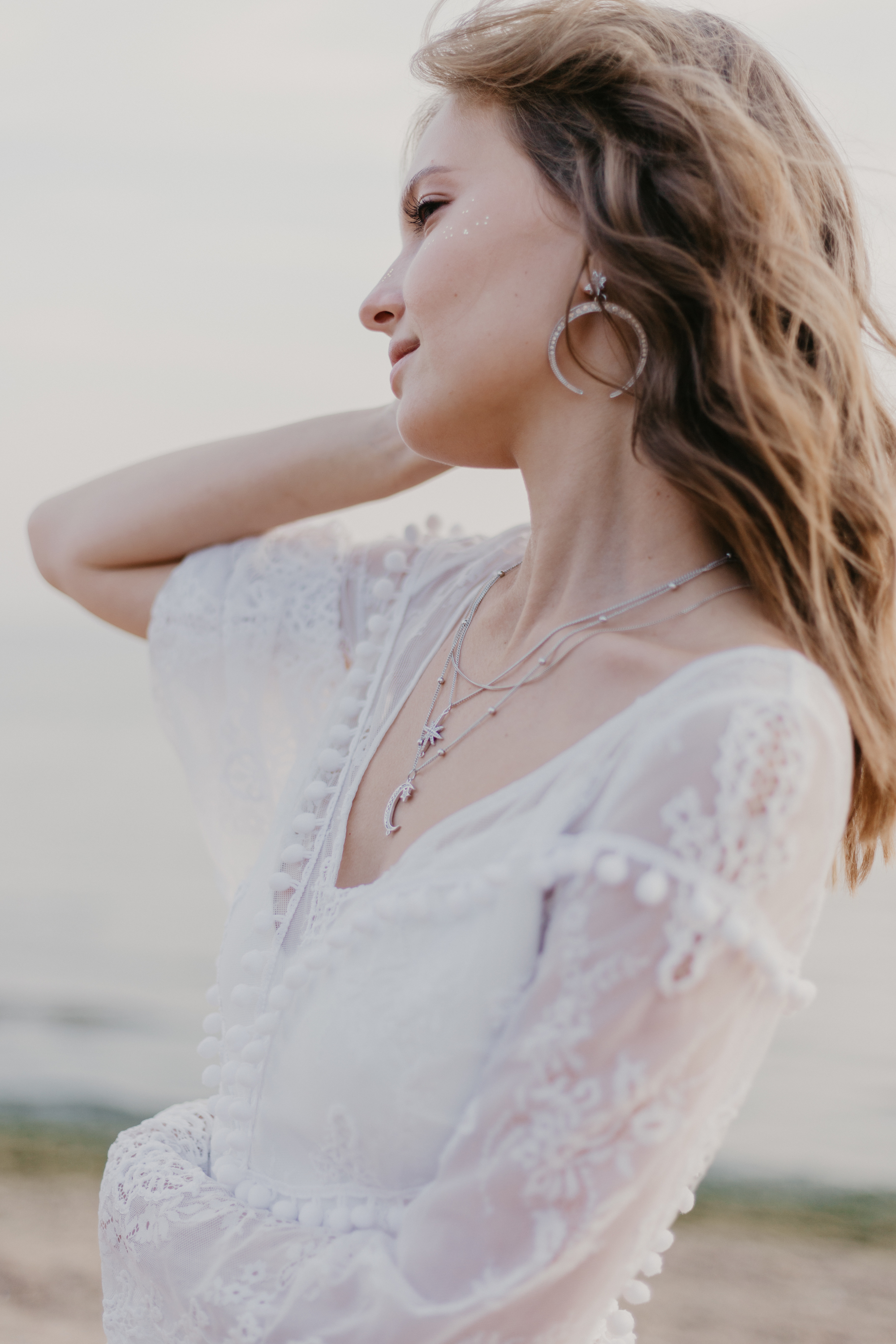 boho wedding dress, lace wedding dress