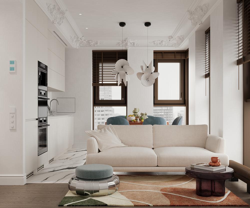 Портфолио дизайна интерьера от Konstantinovi design